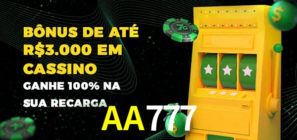 AA777 melhor bônus de depósito